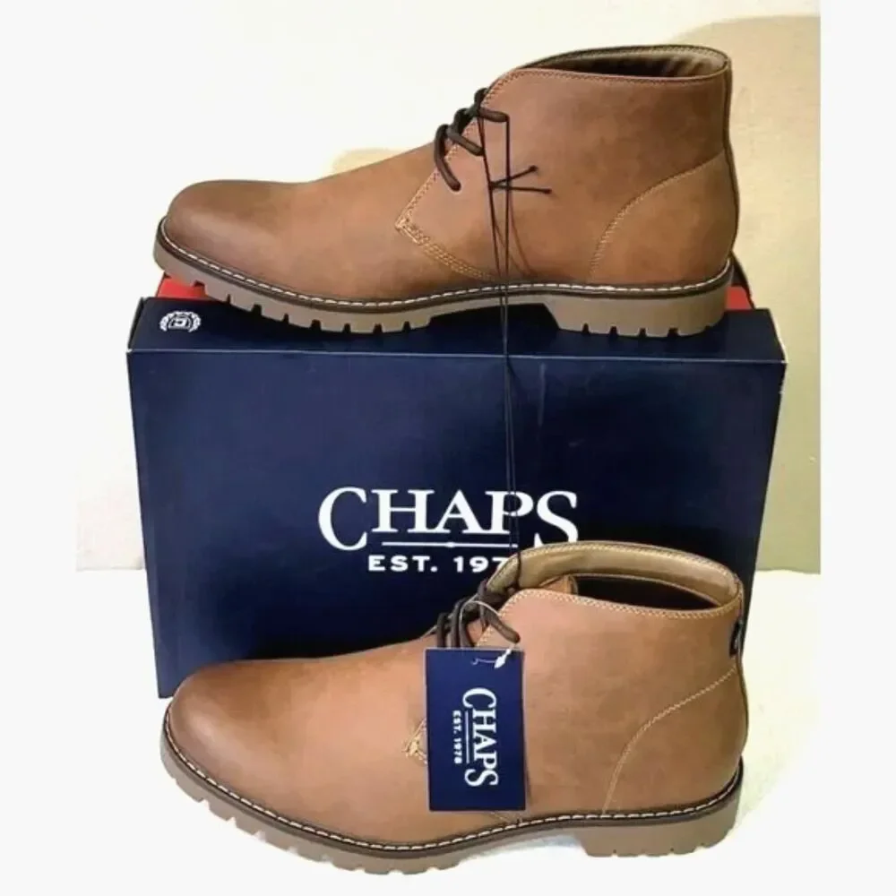 S O L D: Size: 12 Chukka Boots w/ Memory Foam . Chaps . New in Box